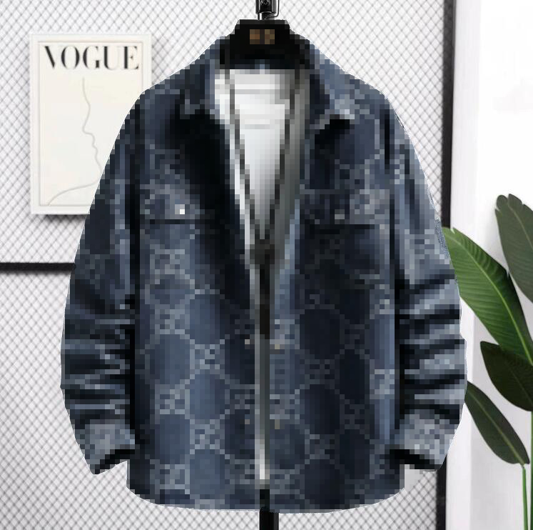 designer jacket men long sleeve vintage luxury jeans jackets for autumn denim cloting mens coat