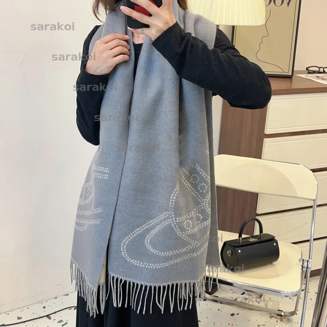 Designer Scarf Luxury Scarves For Women Men Classic Design Colour Letter Saturn Gift Warm Versatile Style Fashion Wool Scarfs