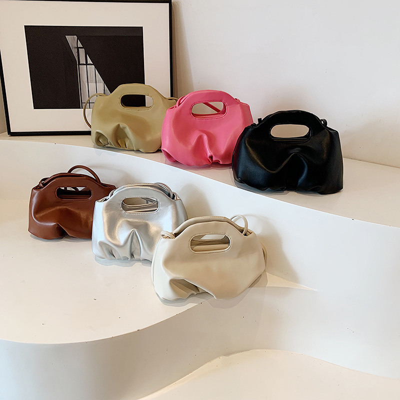 2025 Designer niche texture 3 Premium and versatile pleated handbag single shoulder crossbody bag