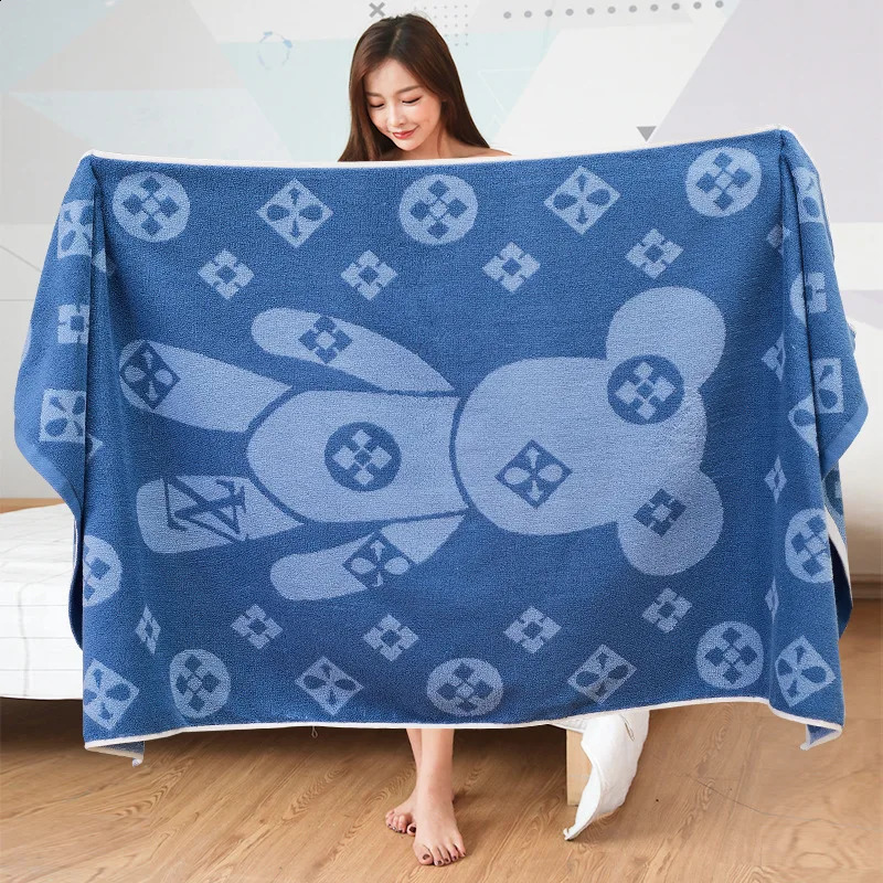 Pure cotton bath towel high-end el mens special bath towel soft 100% pure cotton non-woven fabric packaging towel fast drying 240924