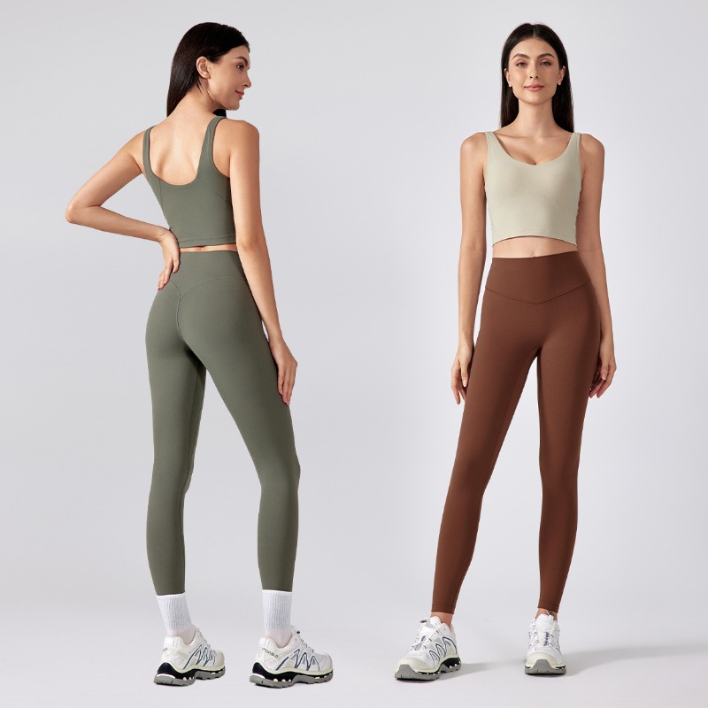 L Designer Yoga Sets Bra Tank Tops+Leggings Womens Tight Sports Suits Jumping pants Gym Resistance Strength Training Sportswear Running Sweat Wicking Sweatwear