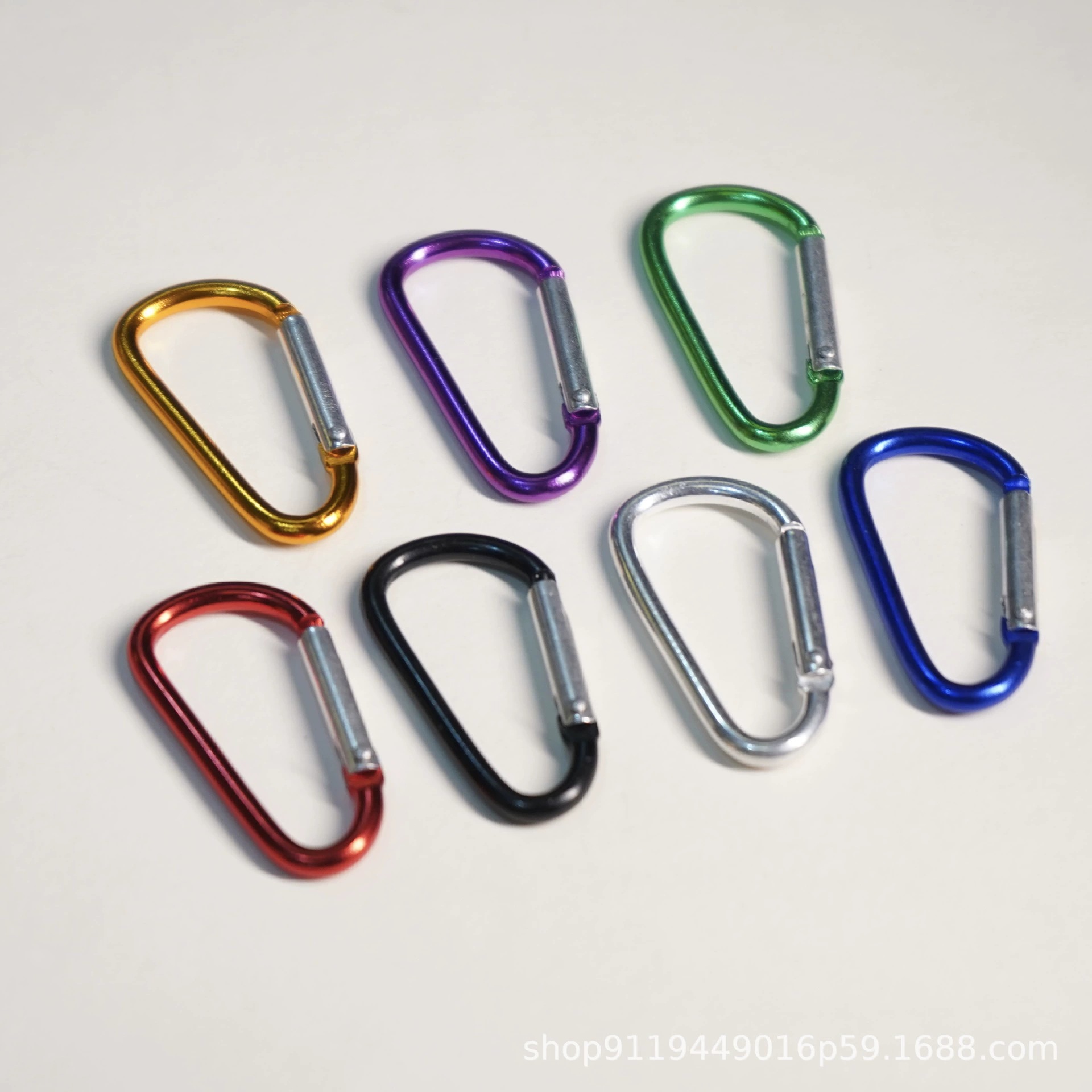 Factory Direct Supply - #7 D-Type Aluminum Carabiner for Hiking
