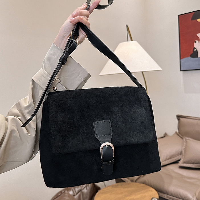 2025 Designer Shoulder 3 Fashion Women Design Vintage Style Crossbody Bag Versatile Triple Black Coffee Brown Free shipping