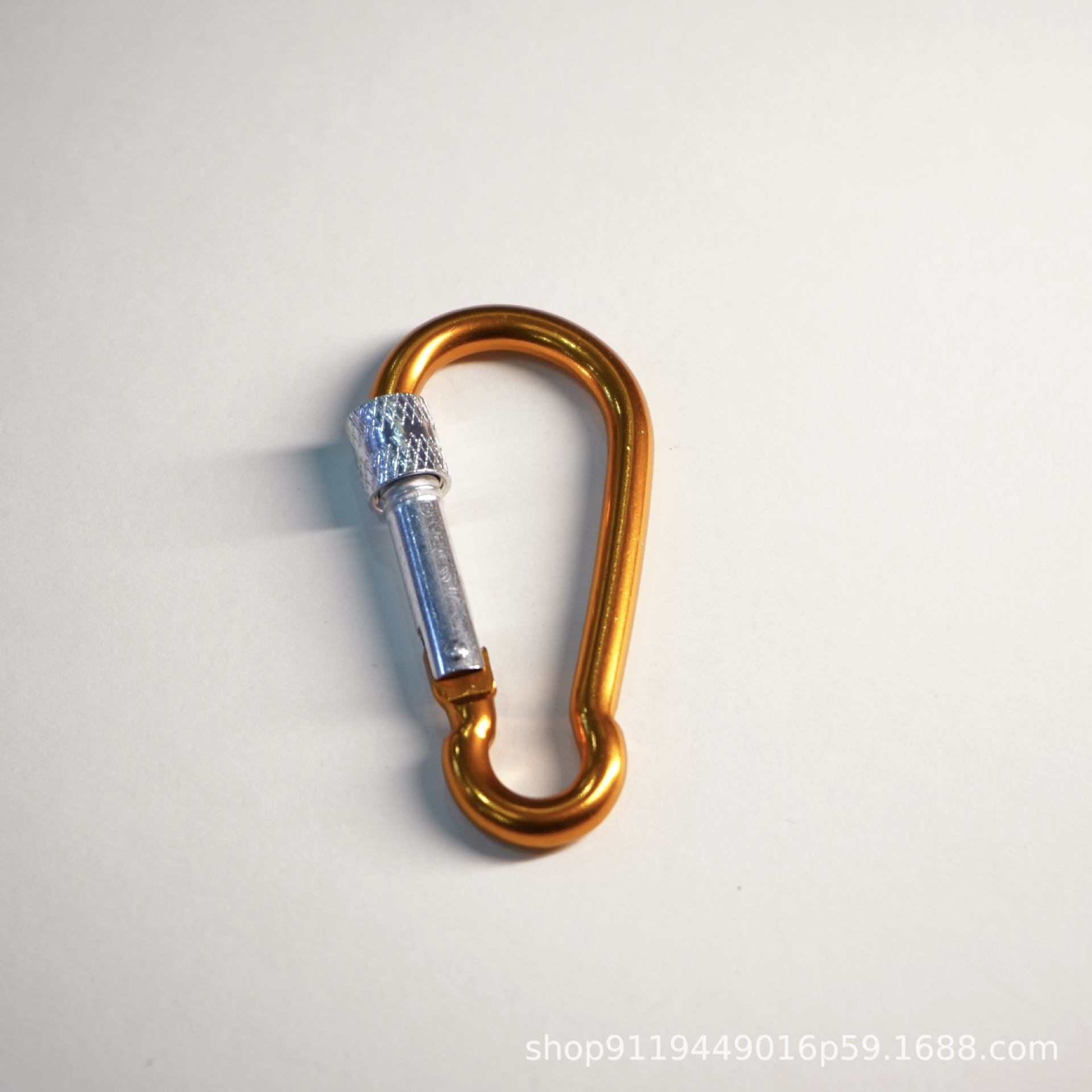 Carabiner Keyring Durable Hexagonal Aluminum Alloy Locking Climbing Carabiner by Manufacturer