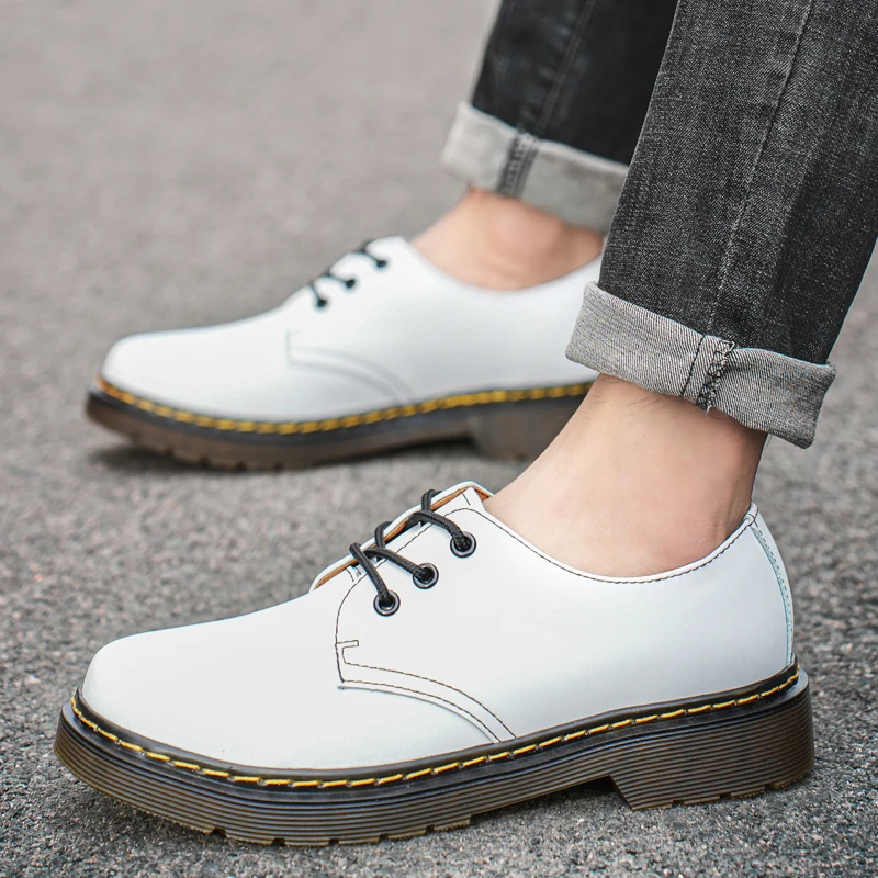 Men Women Work Comfortable Genuine Leather Retro Male Female Outdoor Casual Shoes Plush Size dh2674060
