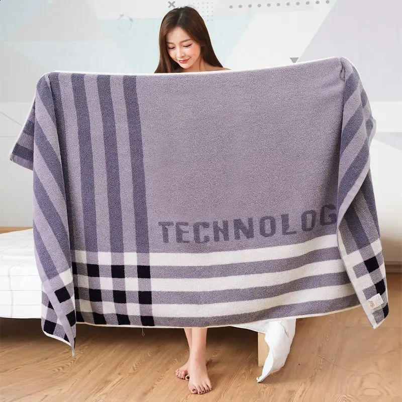 Pure cotton bath towel high-end el mens special bath towel soft 100% pure cotton non-woven fabric packaging towel fast drying 240924