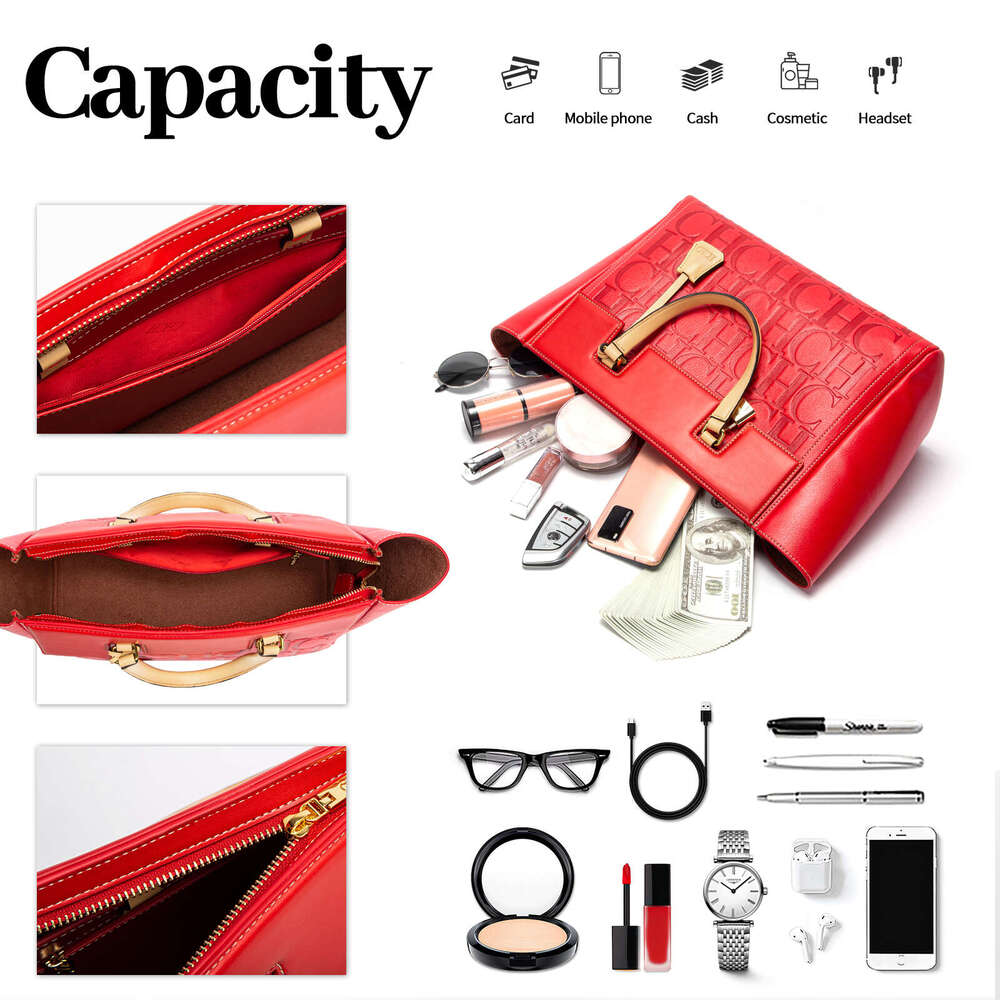 Elegant Large Capacity Handbag: Stylish Business Tote With Multiple Compartments Women, Lightweight Design Ideal For Daily Use, Featuring A Secure Wal