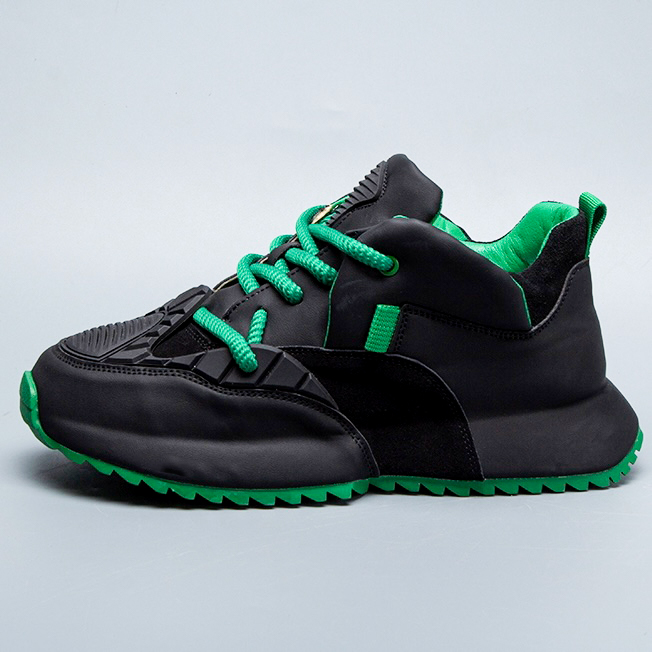 Men's autumn and winter new leather casual sports shoes