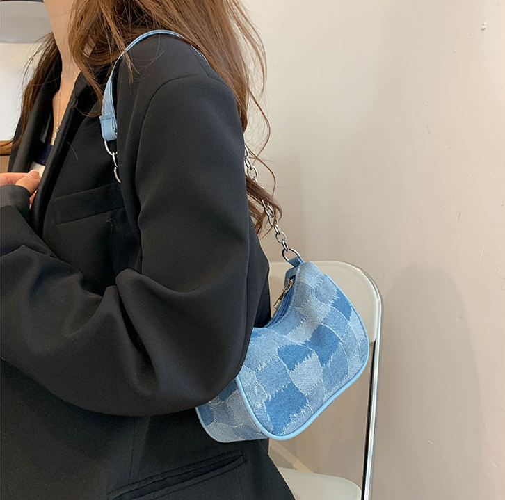 2025 Designer Fashion Shoulder 3 Women Simple Design Large Capacity Commuter Tote Bag Triple Blue Free shipping