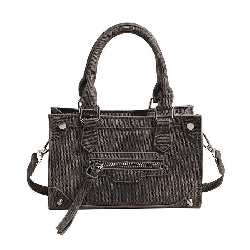 British retro style new fashionable versatile one shoulder small square bag