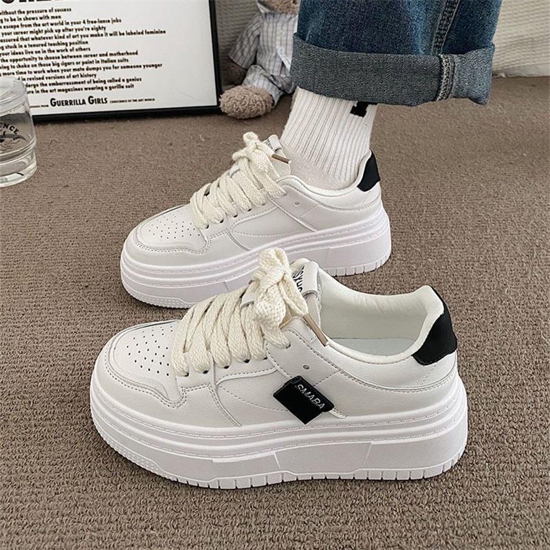 casually elegant ladies white sneakers featuring a robust outsole for warm weather fashion