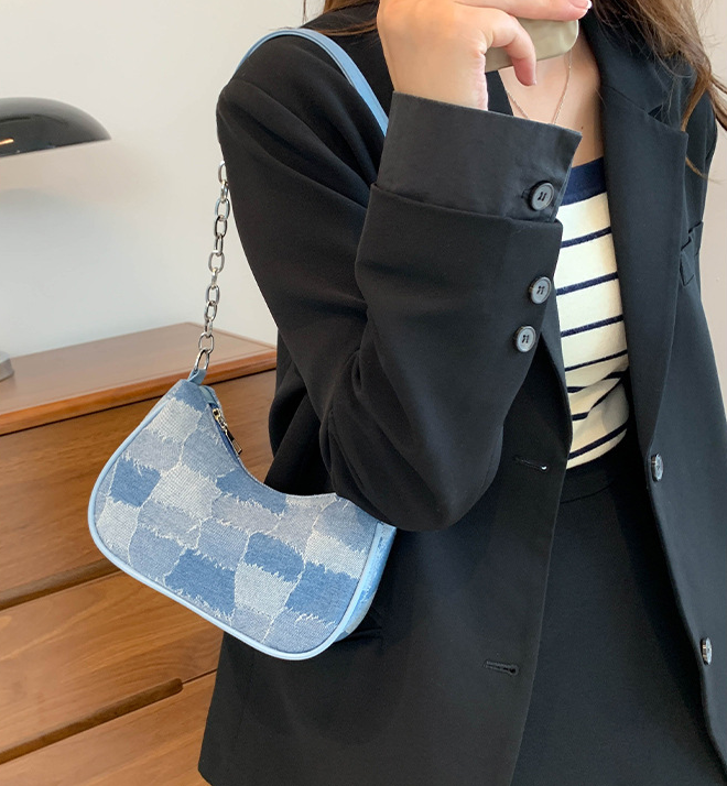 2025 Designer Fashion Shoulder 3 Women Simple Design Large Capacity Commuter Tote Bag Triple Blue Free shipping