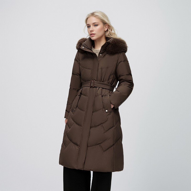 puffer jacket New Winter Womens Mid to Long Down Cotton Jacket Womens Thick Oversized Outer Loose Warm Jacket