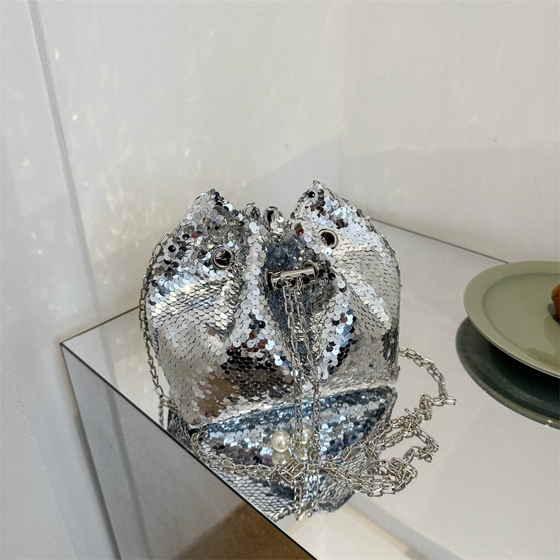 2025 Designer Fashion Shoulder 3 Women Korean Version Design Sense Simple Style Crossbody Bag Triple Black Sier Free shipping