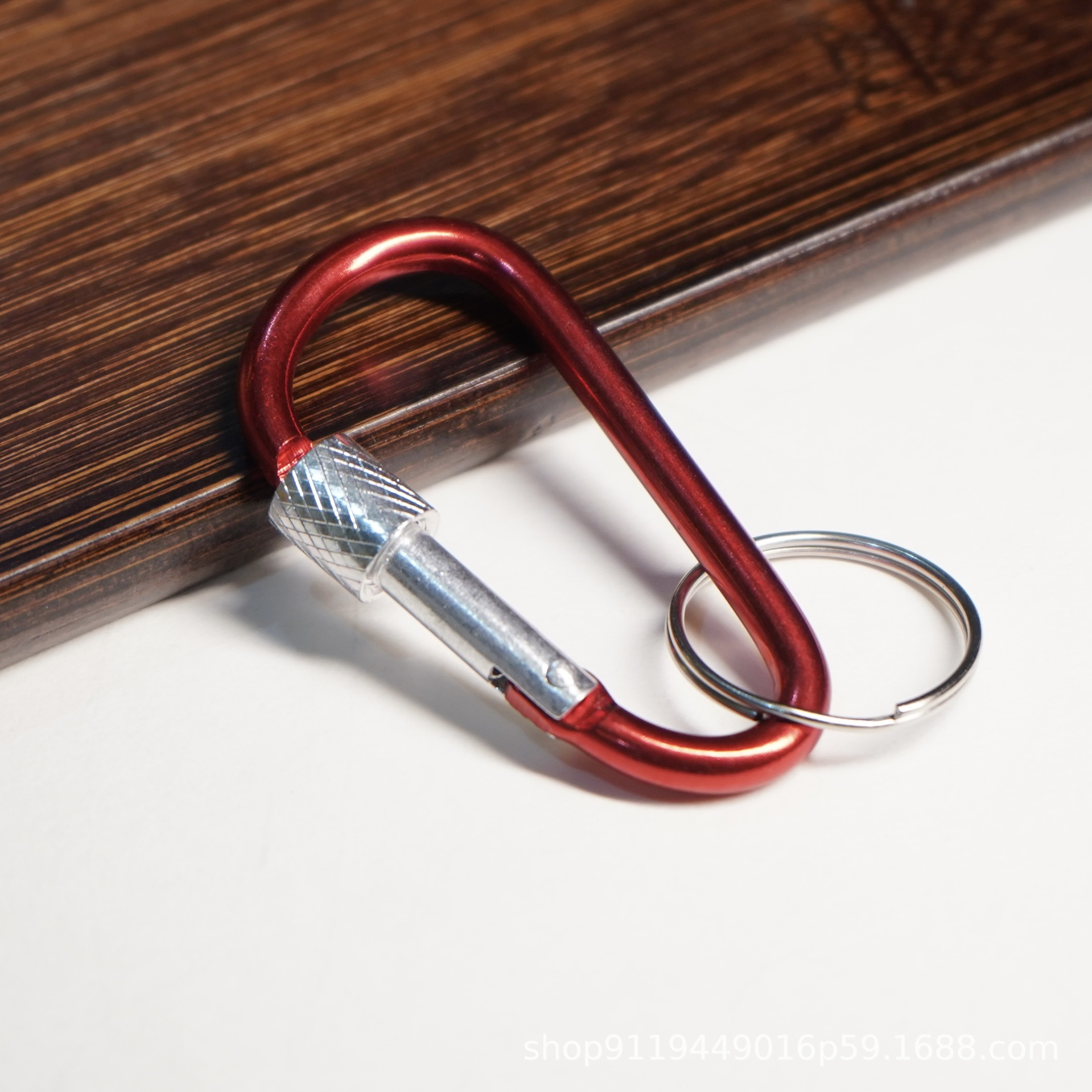 Safety Locking D-Carabiner for Hiking and Climbing - Model 7