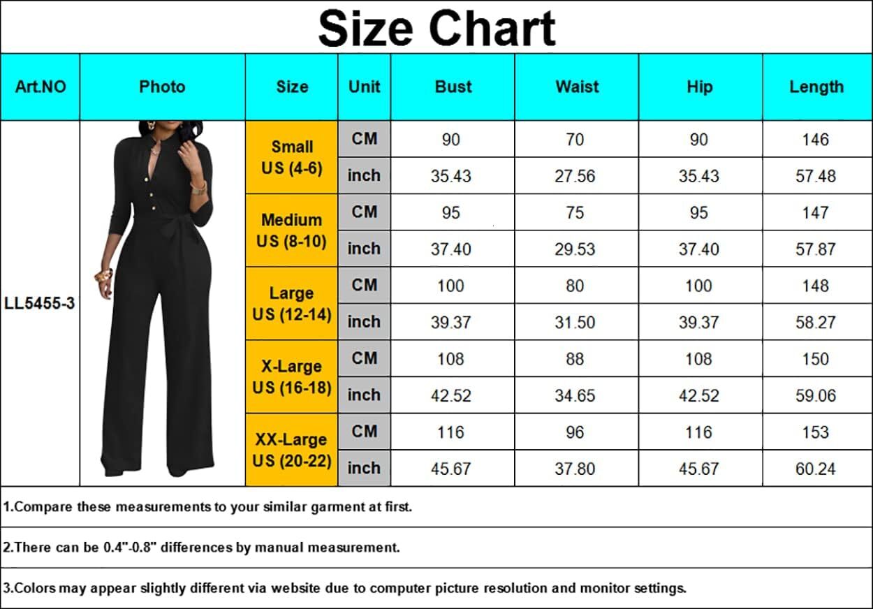 women's sexy seven quarter sleeve jumpsuit vneck high waist long wide leg pants with button up party jumpsuit belt