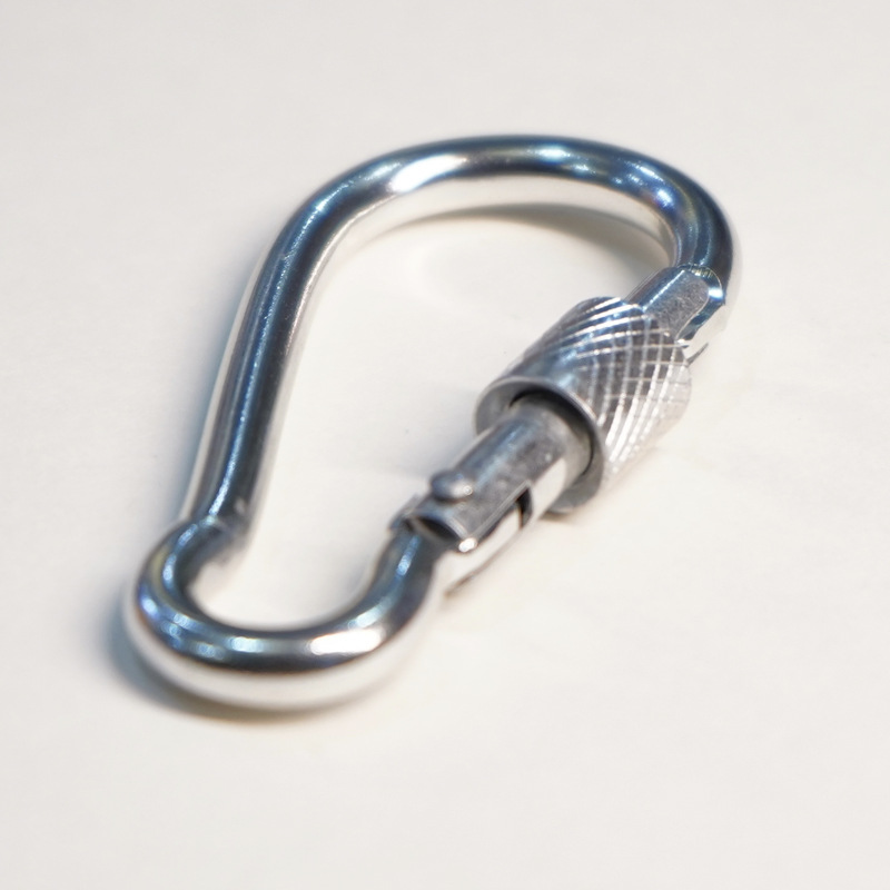 Carabiner Keyring Durable Hexagonal Aluminum Alloy Locking Climbing Carabiner by Manufacturer