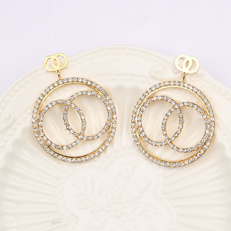 Dangle Designer Brand Letter Earrings Woman Jewelry Accessories Birthday Christmas Gifts