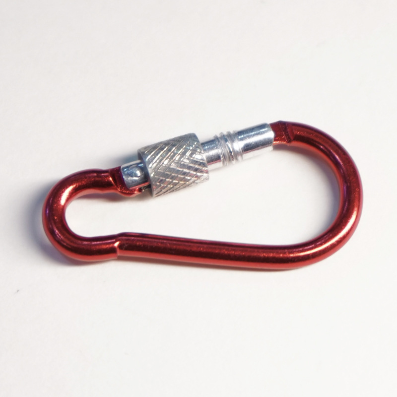 Carabiner Keyring Durable Hexagonal Aluminum Alloy Locking Climbing Carabiner by Manufacturer