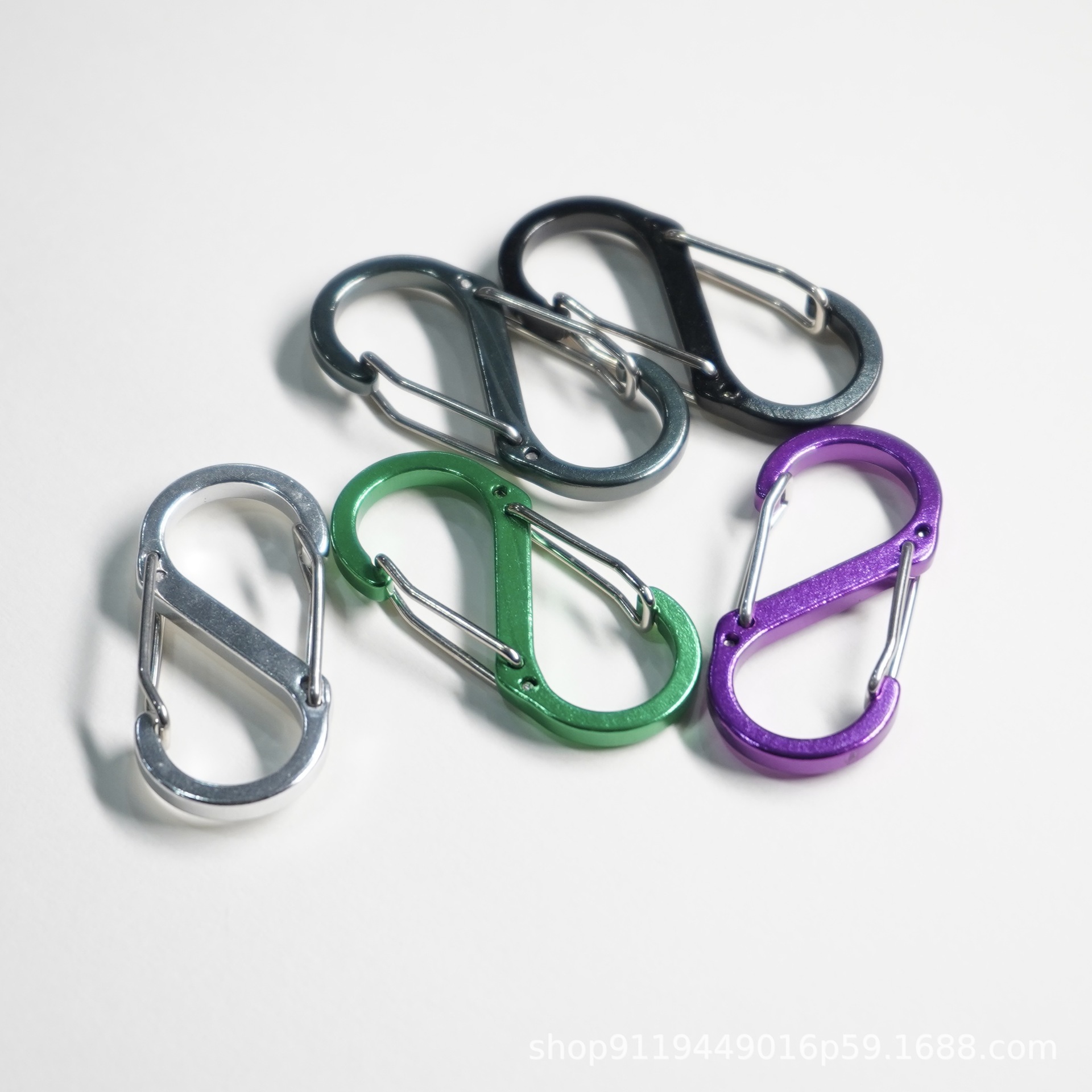 Heavy-Duty S-Type Climber's Link for Hiking & Camping - Includes 6mm Steel Cable