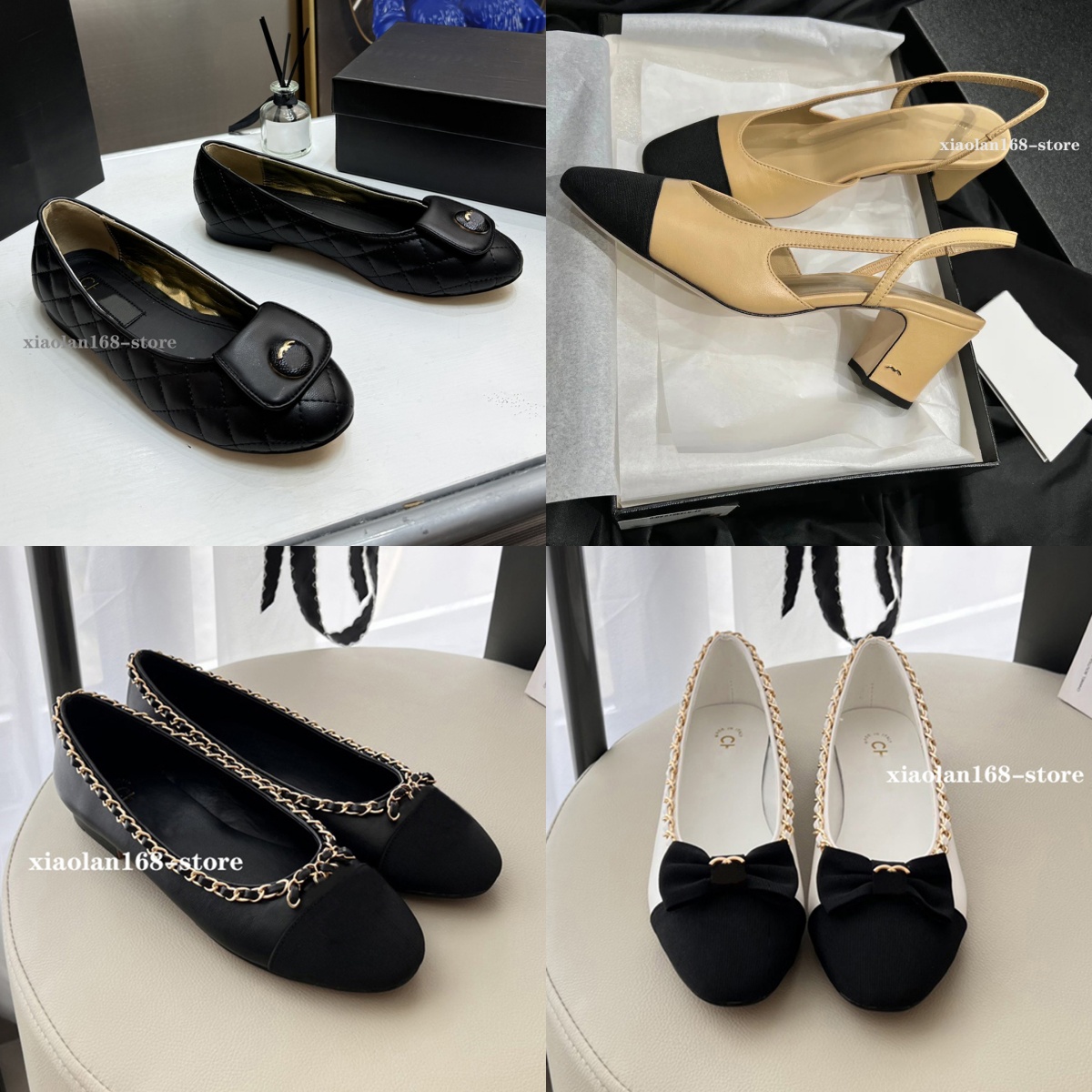 2025 Luxury Designer Femmes Flats Chaussures Fashion Slip sur la femme Soft Sole Ballet Chaussures Ladies Casual Outdoor Brand Ballerina Shoe Tor