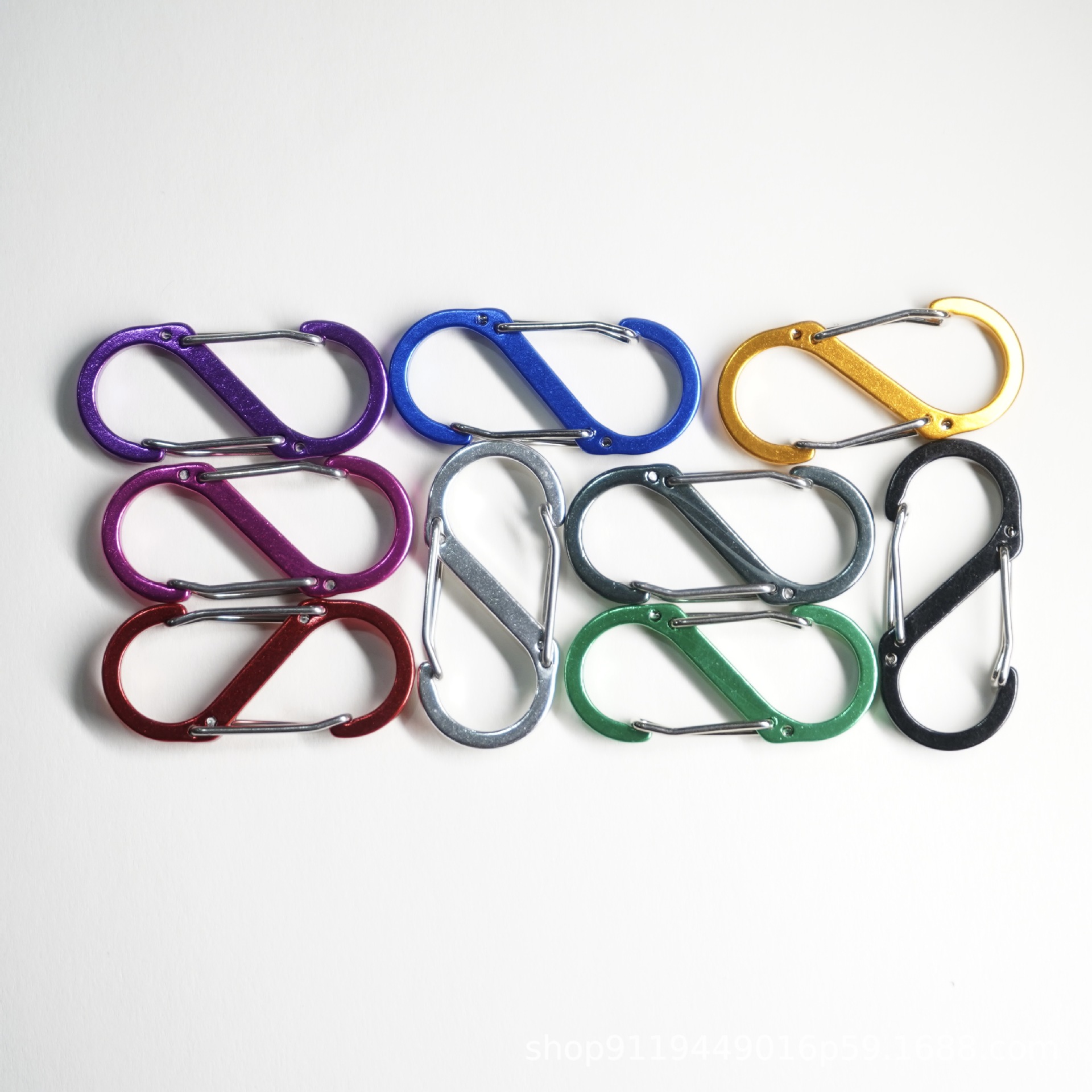 Heavy-Duty S-Type Climber's Link for Hiking & Camping - Includes 6mm Steel Cable