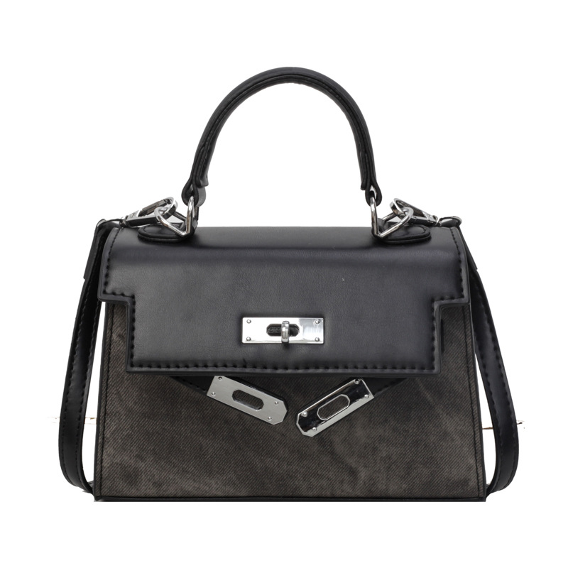 Retro texture new fashionable handbag versatile one shoulder small square bag