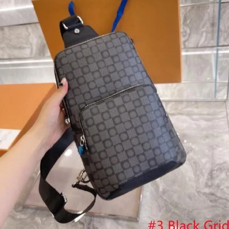 10A Designer Bag Avenue Slingbag Mens Genuine Leather Shoulder Bags Luxurys Crossbody bag Wallet Double Zipper Handbag Fanny Pack Chest bag Belt Bag Bumbag backpack