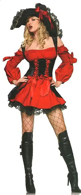 Classic Pirate Costume Women Halloween Role Play Fantasy Party Adult Carnival Performance 240930