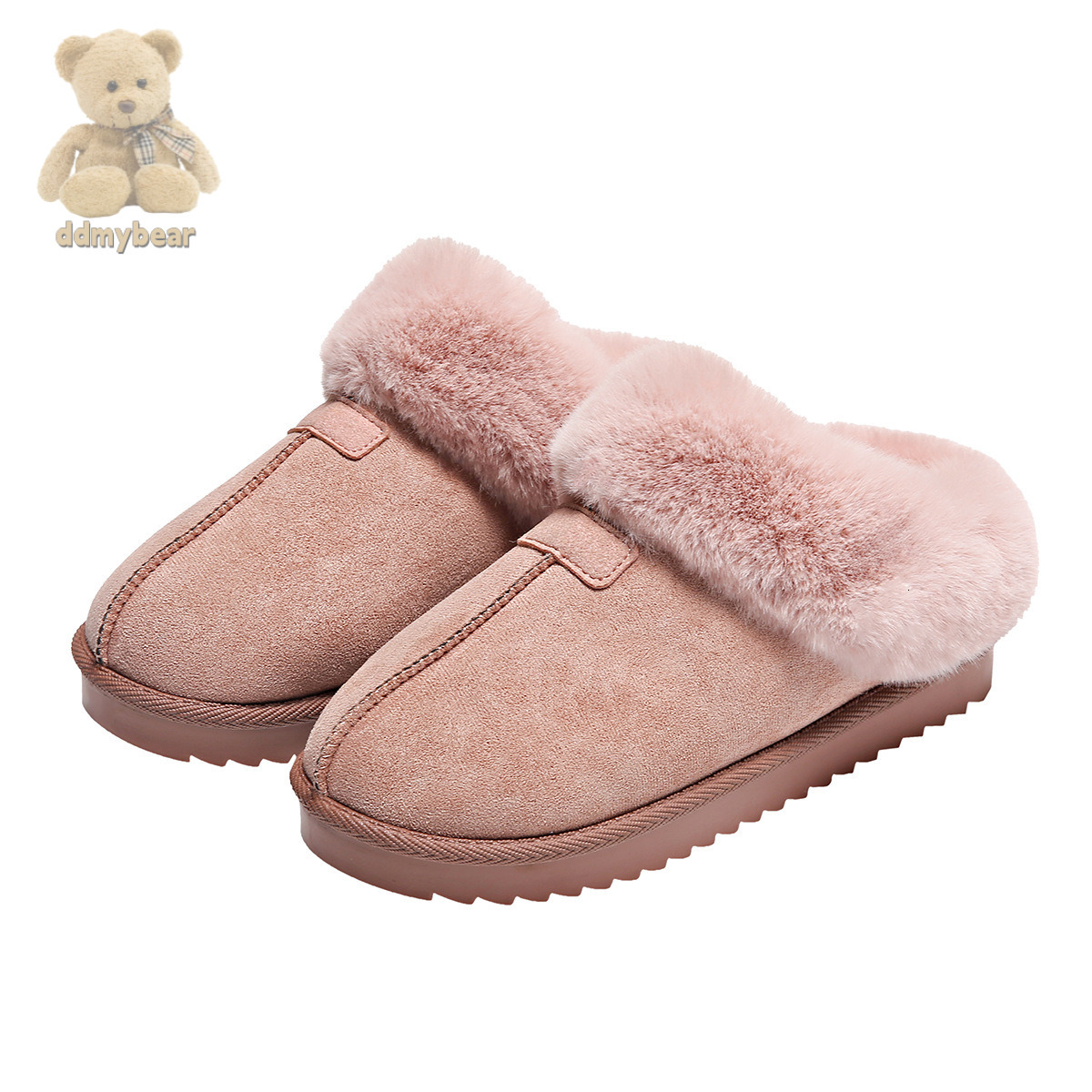 Ddmybear Tazite Snow Boots Women's Winter New Thickened Warm And Velvet Slippers Outdoor Indoor Chinese Brand Shoes F1008-28
