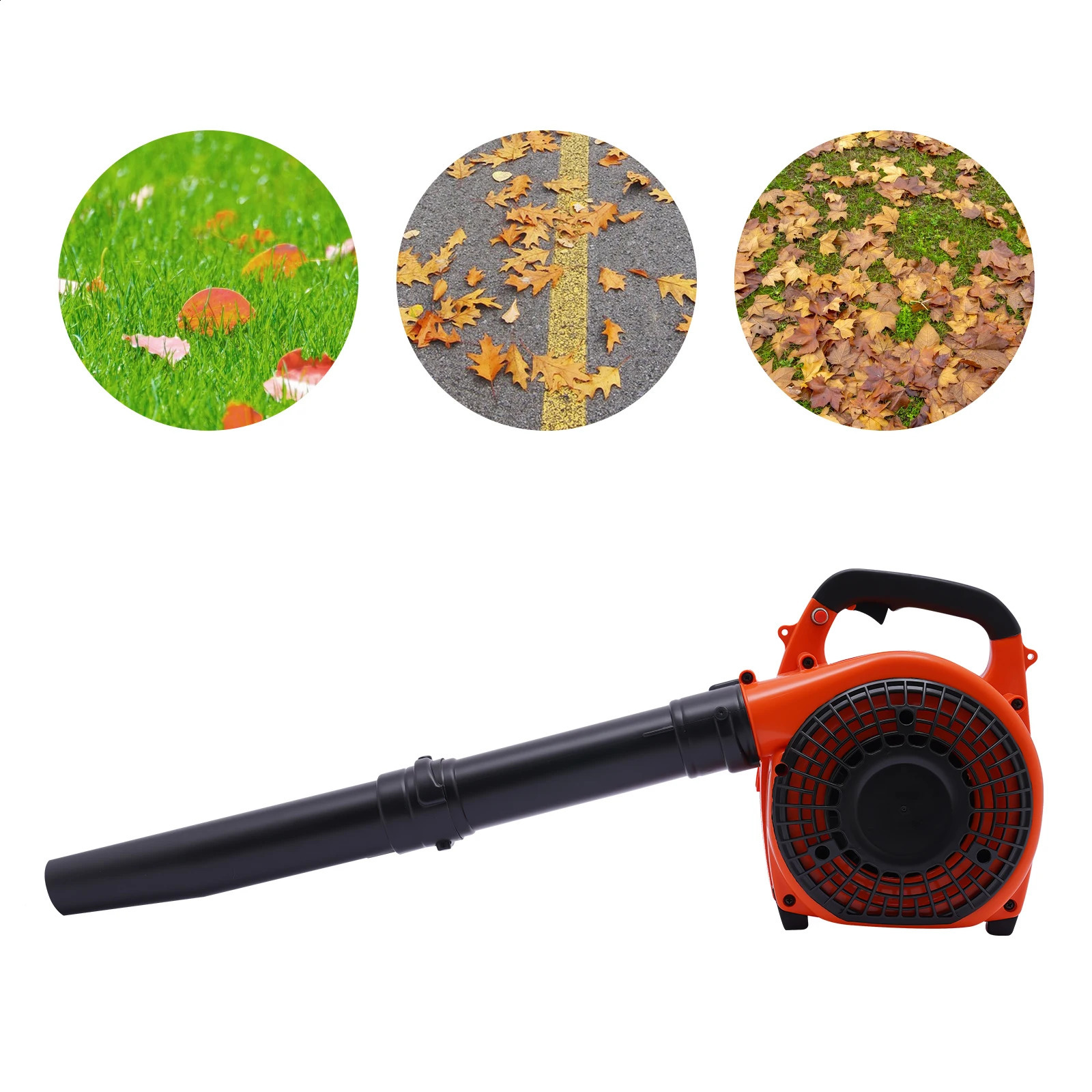 Handheld 2-stroke cycle commercial heavy-duty grassland cleaning gas blade blower 240930