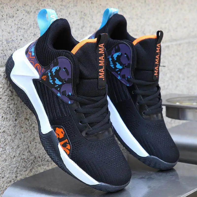 Mens sports trendy sneakers mesh breathable outdoor fashionable casual comfortable basketball mens shoes ddmymonkey