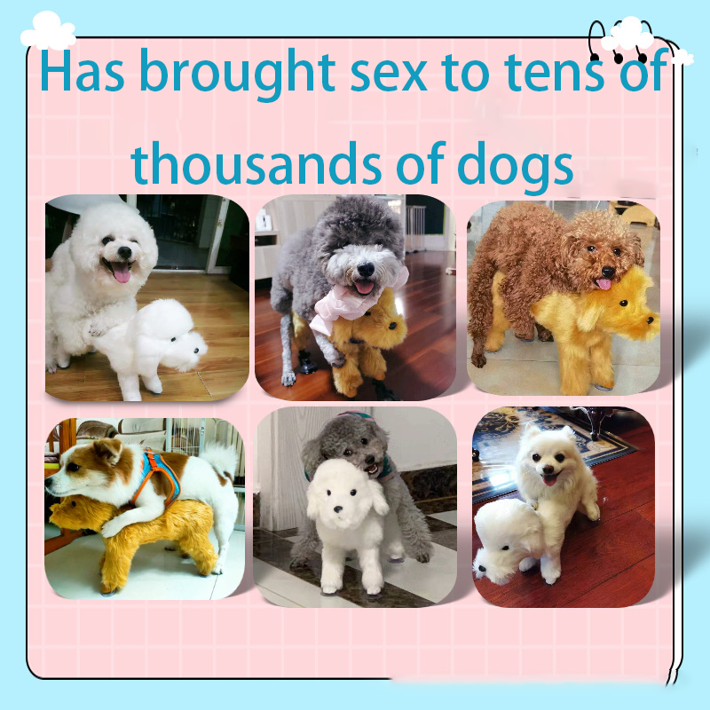 Dog toys and chewable sleep estrus toys simulate mating P poodle ventilated fire estrus partners