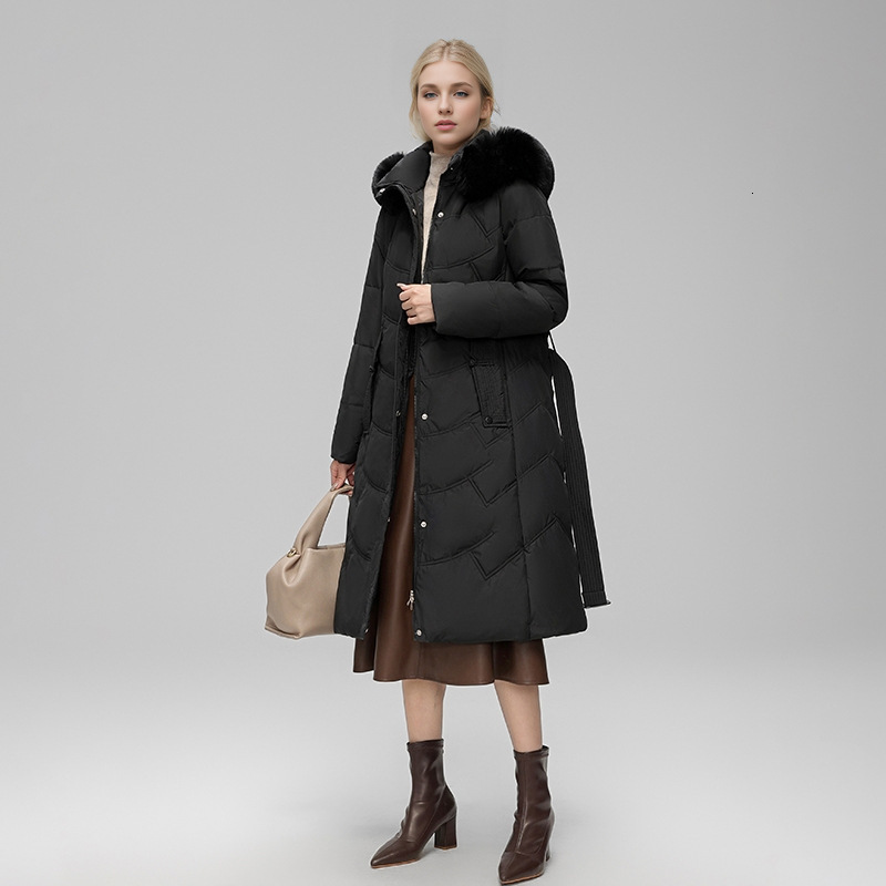 puffer jacket New Winter Womens Mid to Long Down Cotton Jacket Womens Thick Oversized Outer Loose Warm Jacket