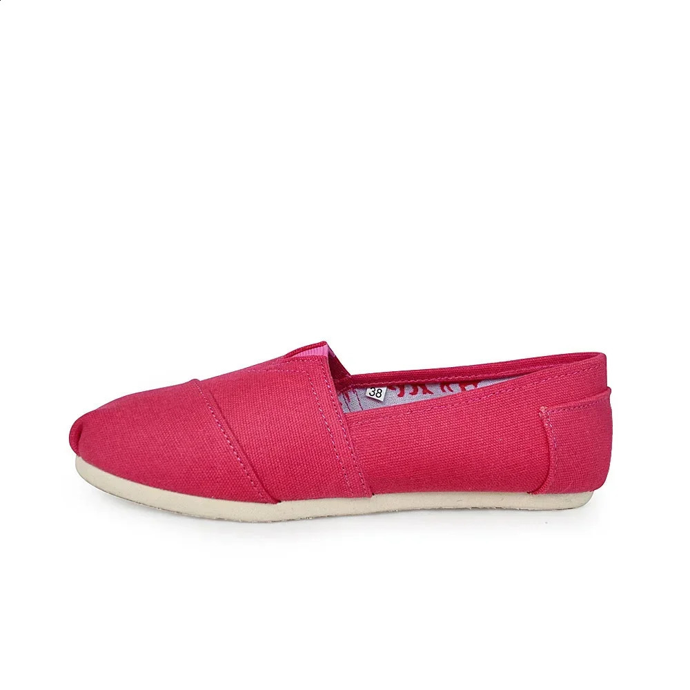 Mens and womens solid color plus size 35-45 breathable flat canvas flat shoes solid color soft leather linen shoes 240930