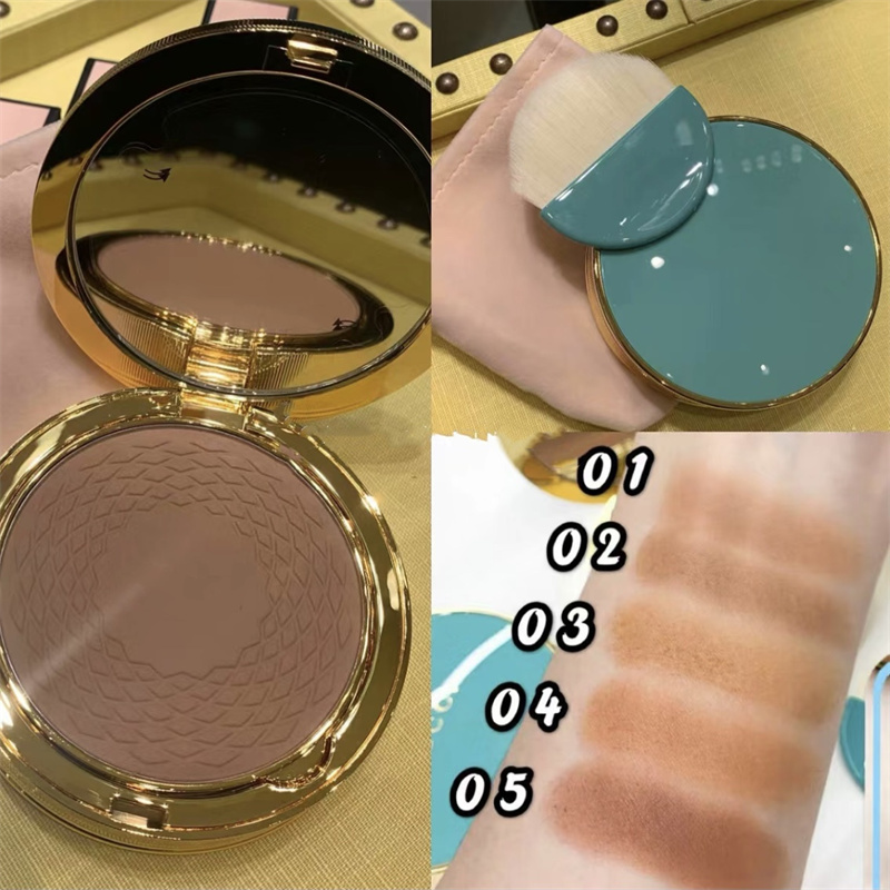 Brand Makeup Face Bronzing Powder 12g Pressed Natural Matte Powder 3 Colors Face Bronzer Pressed Powder
