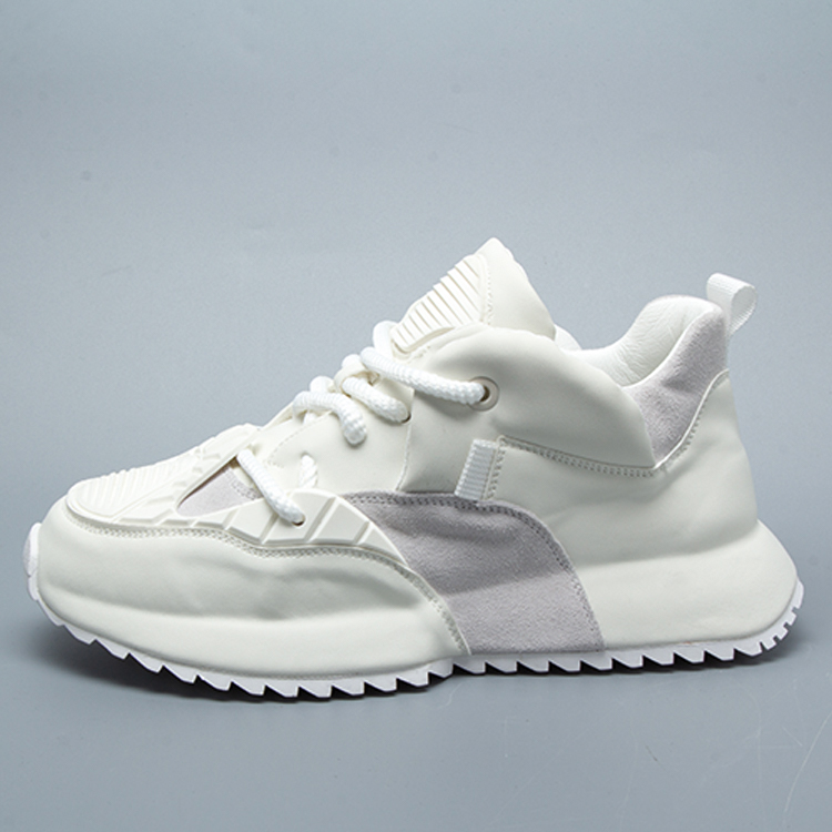 Men's autumn and winter new leather casual sports shoes