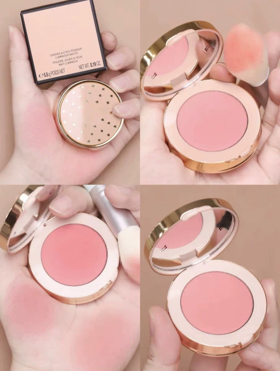 Brand Luminous Matte Cheeks and Eyes Blush Powder 5.5g 6 Colors Natural Face Makeup