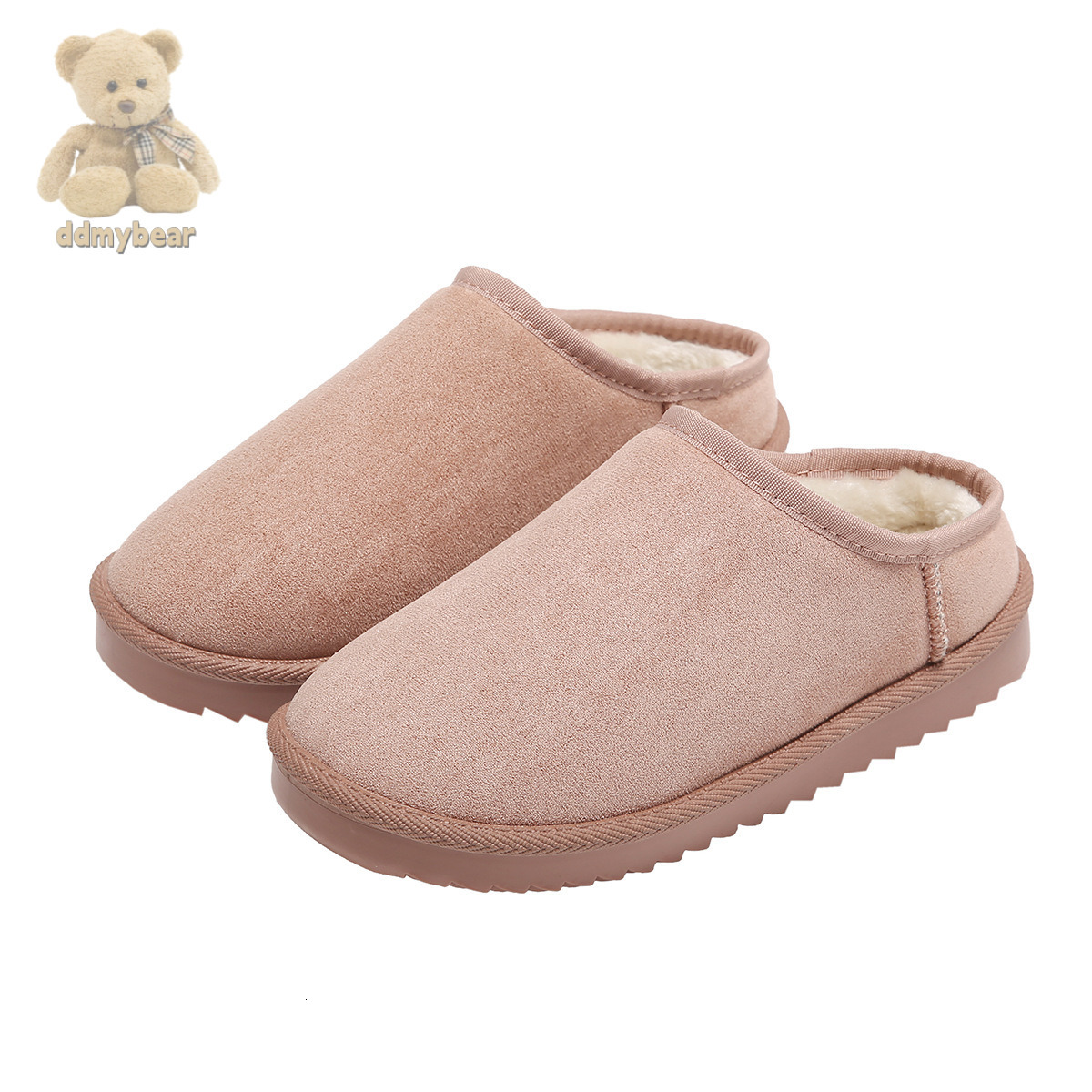 Ddmybear Warm Autumn Winter. Indoor Cotton Can Be Worn Outdoors For Comfort. Soft And Plush Slippers Are Convenient To Step On Chinese Brand Shoes F10