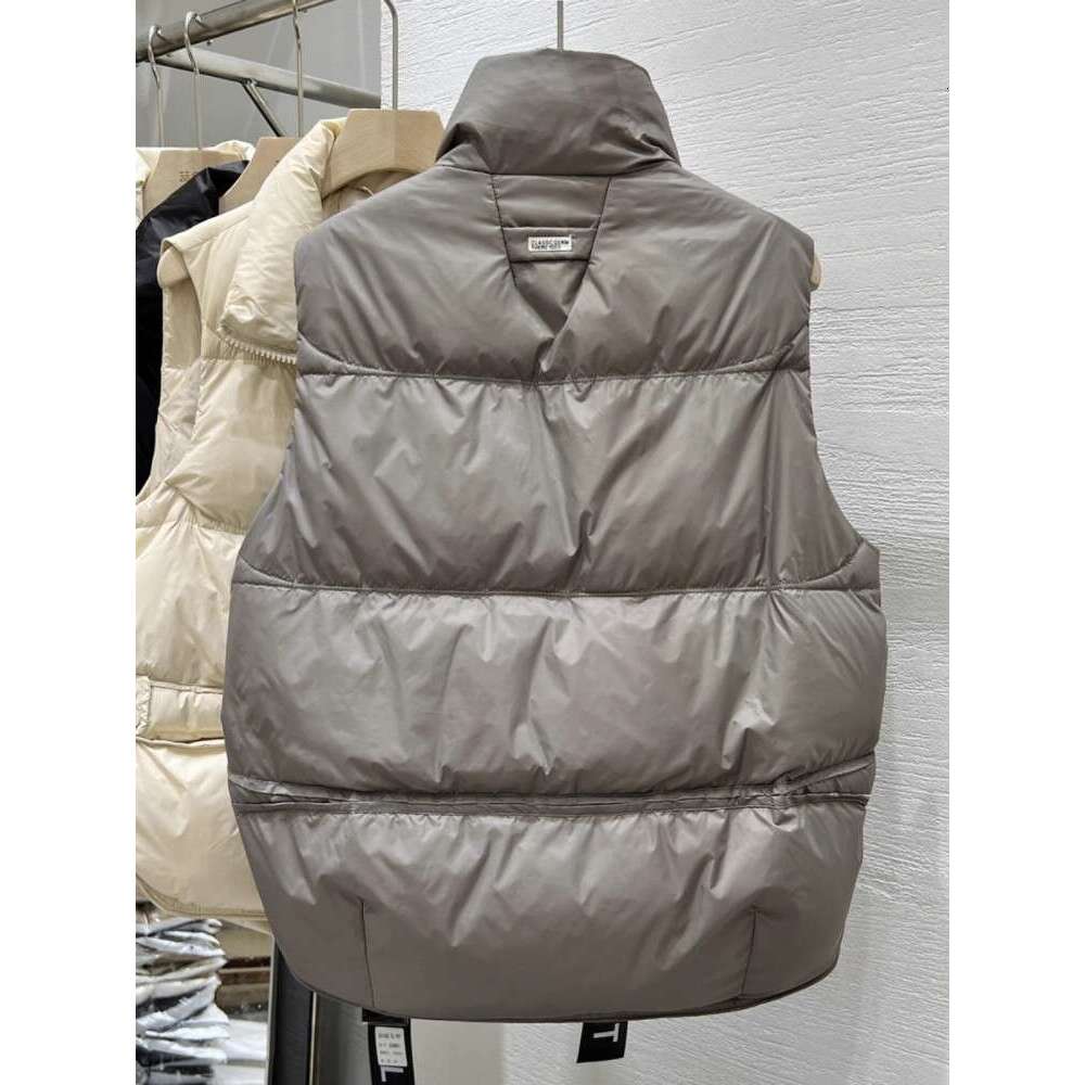 Down Cotton Jacket For Women In Autumn Winter, New Stand Up Collar Design, Versatile And Stylish Vest