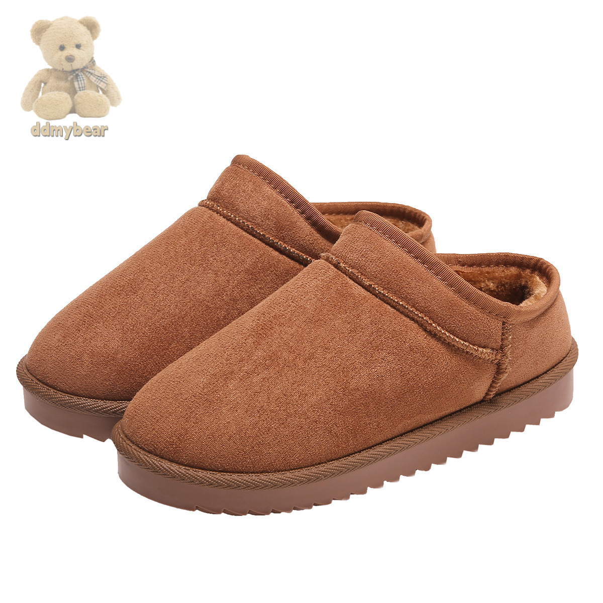 Ddmybear Ladies' Snow Boots With Plush Cow Tendon Soles Autumn And Winter Warmth, Cotton Shoes For One Step Chinese Brand Shoes F1008-26