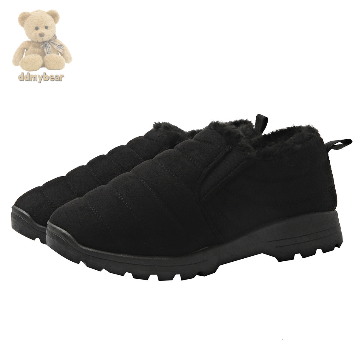 Ddmybear Fashionable Hairy Soled Height Increasing Snow Boots Women With Thick Fleece Winter Protection Women Cotton Shoes For Warmth Chinese Brand Sh