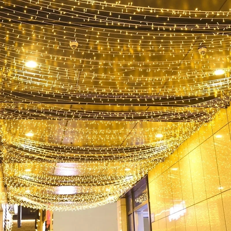 Holiday Led christmas lights outdoor 20M 10M led string decoration for party holiday wedding Garland 240925