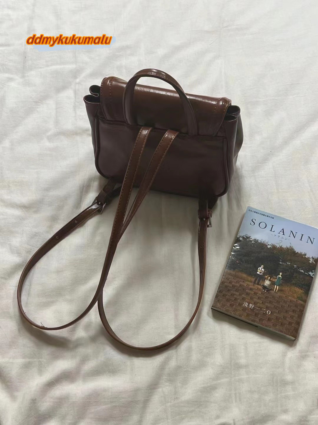 Korean Ins style 2024 new niche commuting student backpack versatile fashion single shoulder bag trend #27 ddmykukumalu