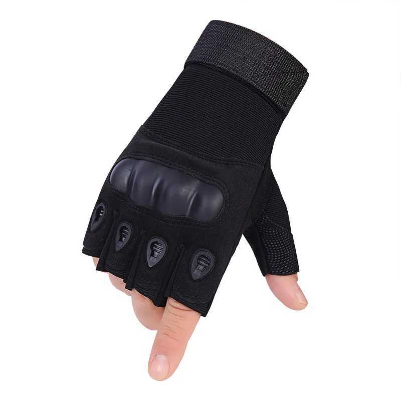 Half finger full finger gloves mens hard shell outdoor sports cycling gloves fitness training protective tactical gloves CL241008