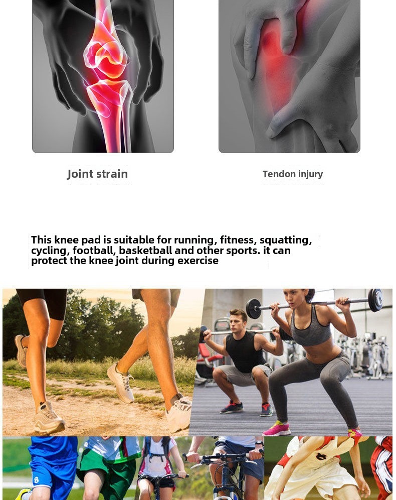 Men's & Women's Self-Heating Mugwort Knee Straps - Extended Leg Protection with Warmth Therapy