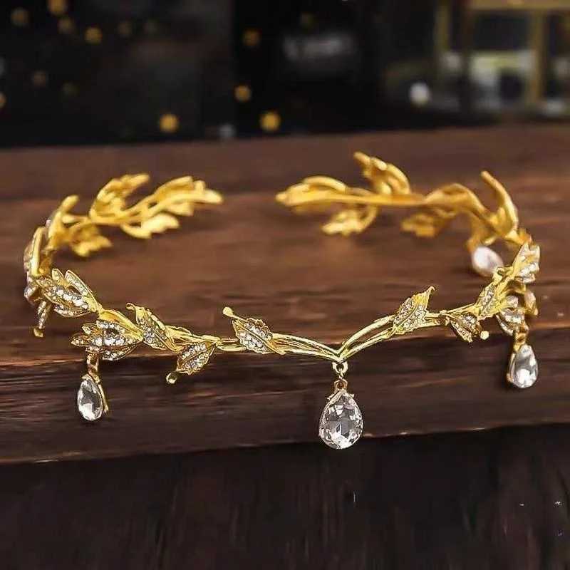 Tiara Diadem Bridal Crown Wedding Silver Color Tiara Hair Crystal Veil Tiaras Wedding Hair Accessories Headpieces Head JewelryX24