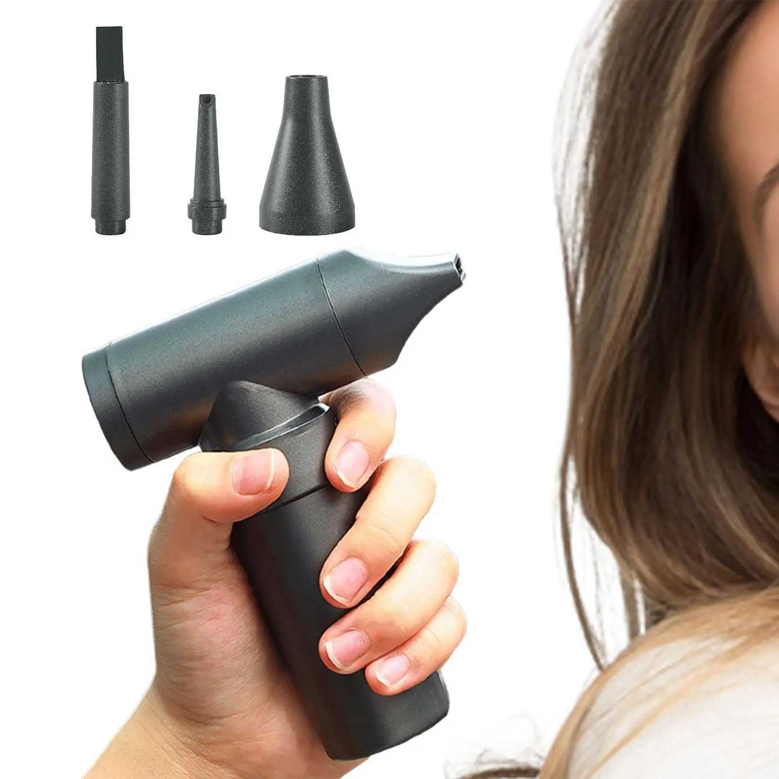 Portable Hair Dryer Multipurpose Small Rechargeable 3 Gears Settings Wireless Blow Dryer for Outdoor Women Men Home Travel SalonXJ241021