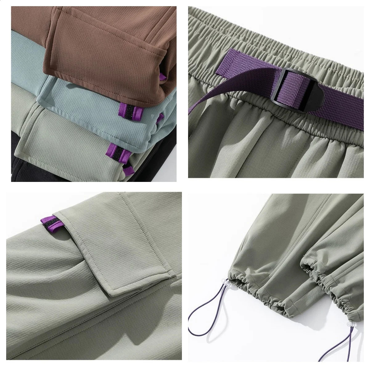 autumn waterproof outdoor cargo pants camping mens streetwear multi pocket windproof loose straight Trouser mens plus size 240930