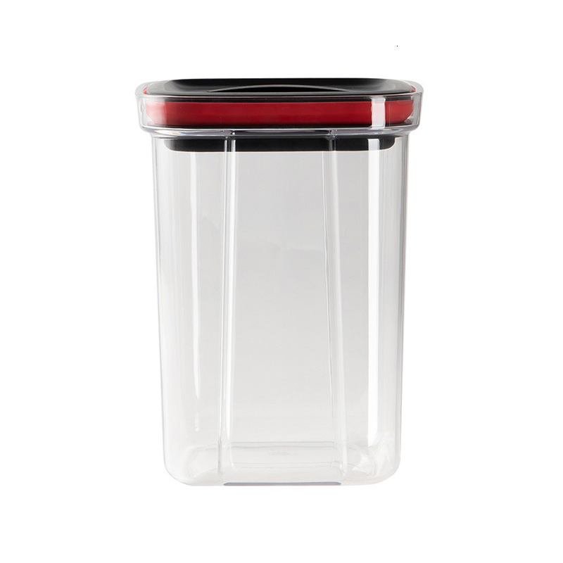storage bottles jars household snack transparent preservation box withknob sealed lib nonstick food containers